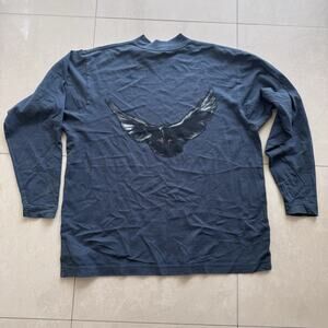 Yeezy GAP DOVE BLACK Long Sleeve Tee Size S Engineered by Balenciaga